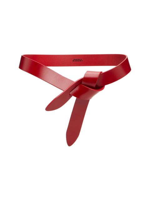 Red Lecce Belt