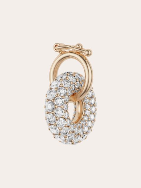 Mini Nebula 18K Gold Diamond Pavé Pendant