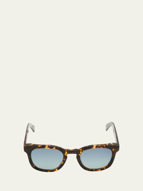Men's Kinny x Sun Keyhole Bridge Square Sunglasses