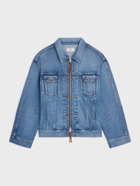 trucker jacket IN cotton denim