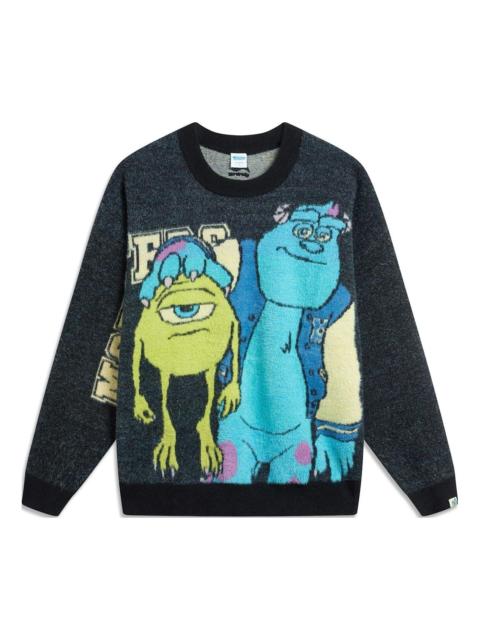 Li-Ning x Disney Monster University Sweater 'Black' AMBT141-1