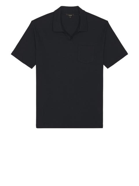 Mesh Knit Johnny Collared Shirt