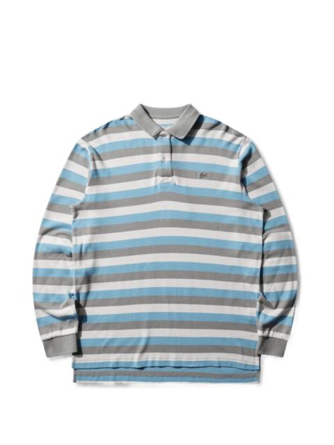 striped polo shirt