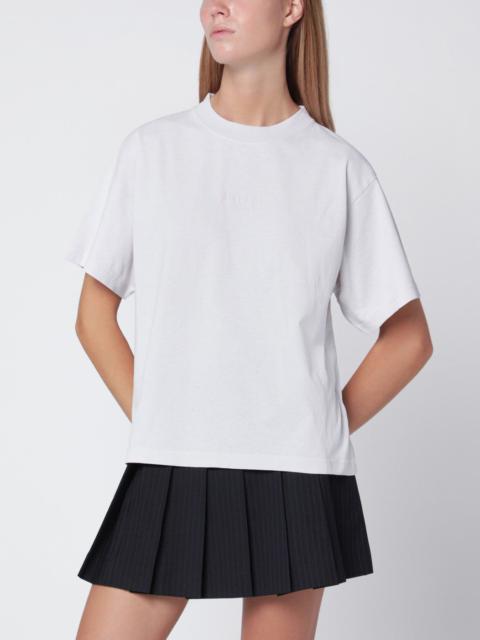 White Balenciaga Back Medium Fit T-shirt