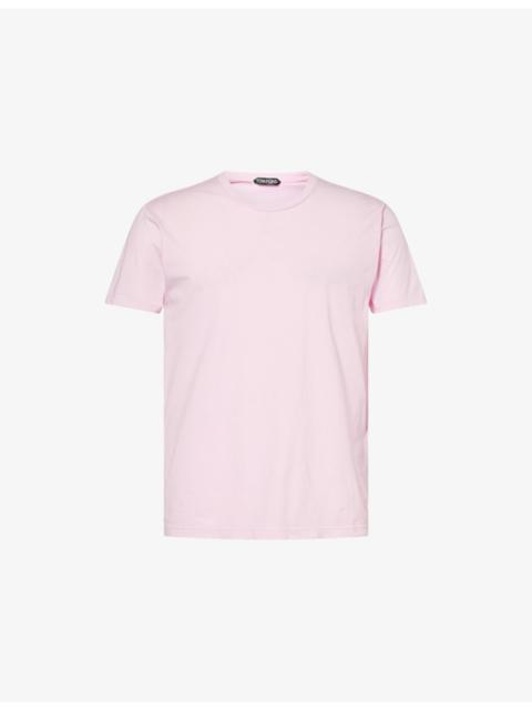 Relaxed-Fit Crew-Neck Cotton and Silk-Blend T-Shirt