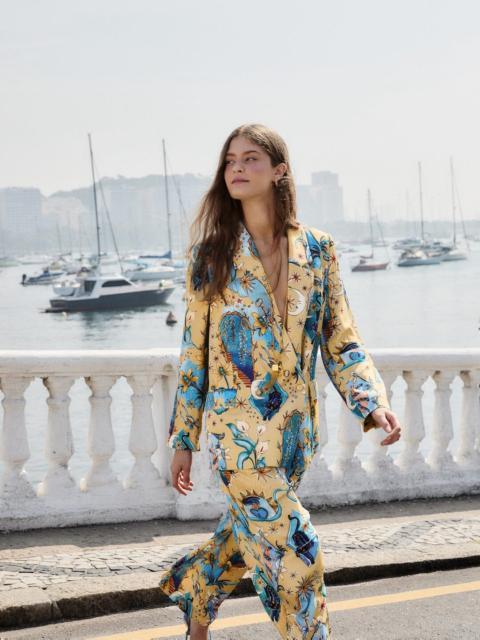 Sand Mystical Wide-Leg Lenzing Ecovero Viscose Pants