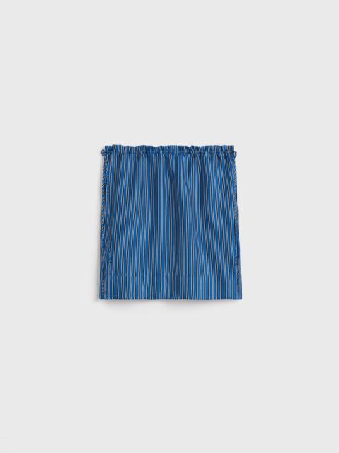 Striped mini skirt blue/navy