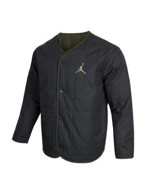 Air Jordan Flight Heritage Reversible Jacket 'Navy Green' DX4350-045