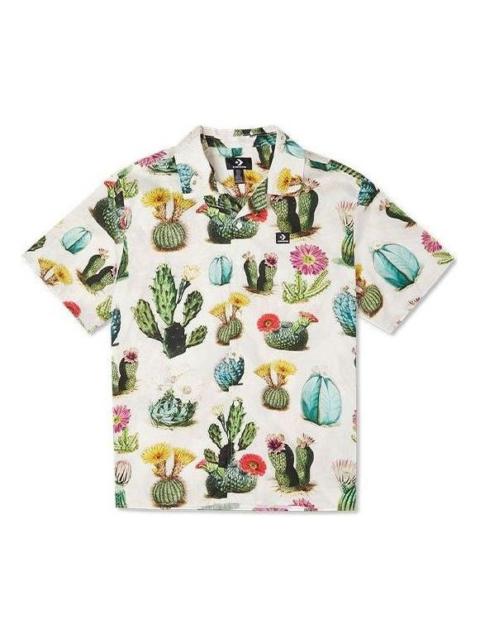 Converse Plant Printed Resort Shirt 'Desert Sand Cactus Multi' 10023277-A03