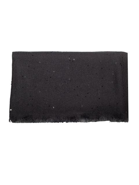 Paillette Scarf - Nero