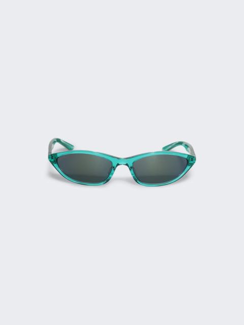 Oval Sunglasses Green