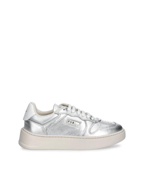 metallic effect trainers