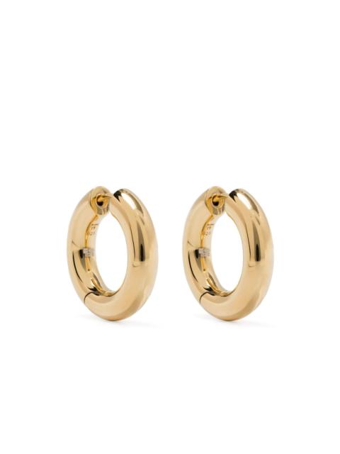 Chunky hoop earrings