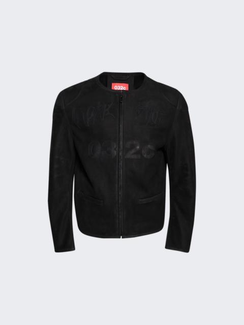 Thistles Leather Janker Black