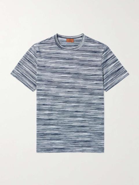 Space-Dyed Cotton-Jersey T-Shirt
