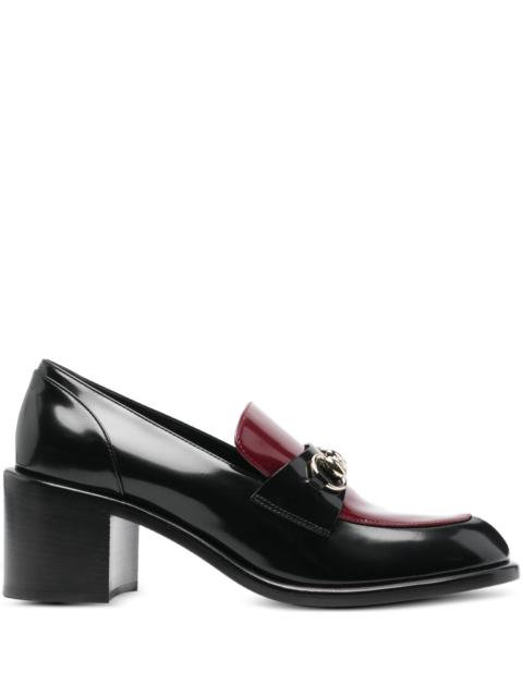 Gucci Horsebit Heeled Loafers
