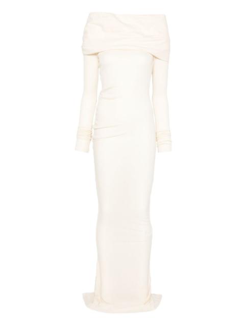 Cavalier draped maxi dress