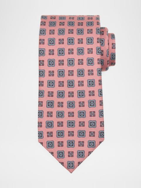 Men & apos;s Medallion Silk Tie