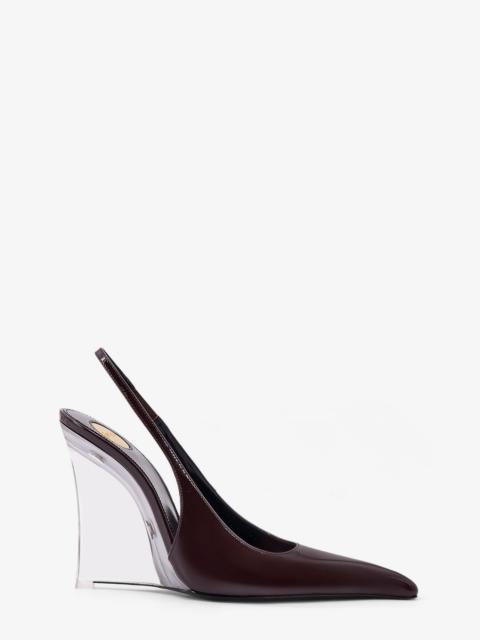Miller 110 Patent Leather Slingback Décolleté