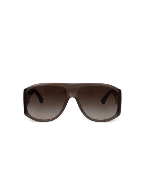 oversize-frame sunglasses