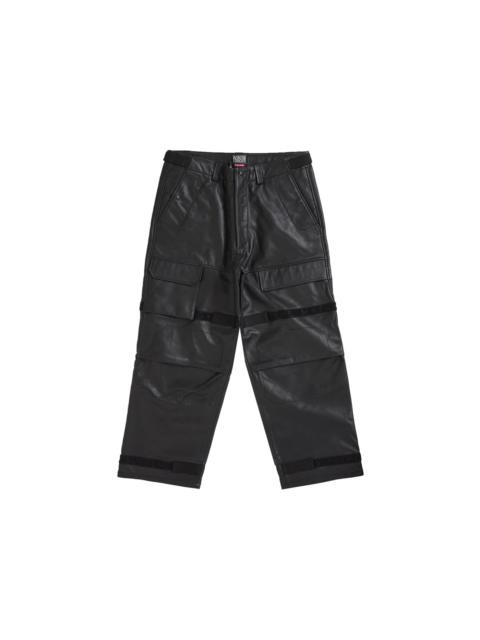 Supreme Marithé + François Girbaud Shuttle Tape Leather Cargo Pant Black