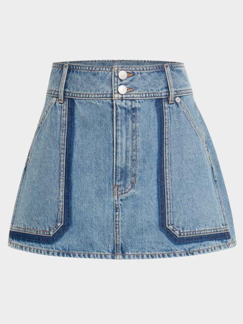 Vilma Denim Mini Skirt