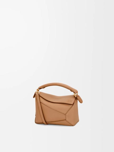 Mini Puzzle bag in soft grained calfskin