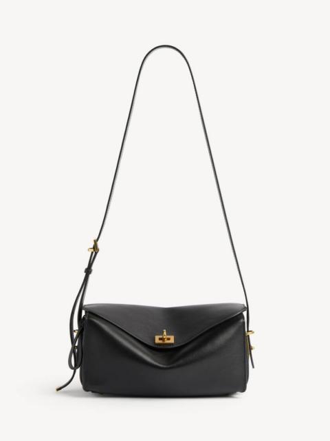 Women's Le 7 Shoulder Bag Medium in Black/muscade