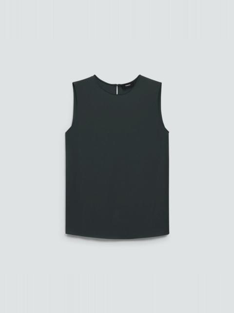 Shell Top in Silk Georgette