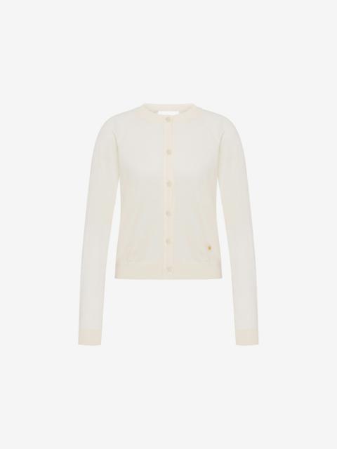 WOOL SWEATER GOLDEN M WITH CUT-OUT