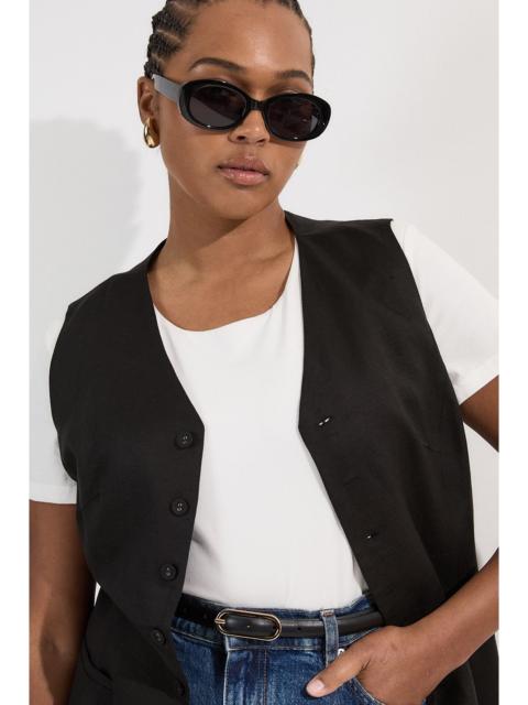 Plus Size Stretch Cotton T-Shirt