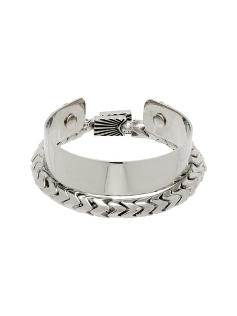 Metal Bangle Bracelets Set