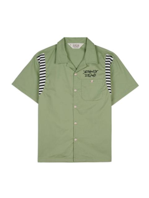 Cobra Flocked Bowling Shirt - Sprout