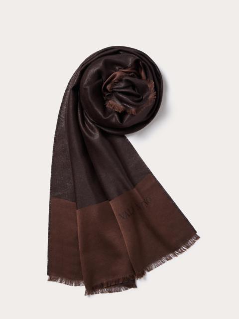 VALENTINO LUREX STOLE IN SILK AND CASHMERE