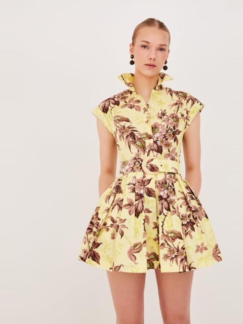 Octavia Mini Dress
Crisp, Belted, and Effortlessly Polished with a Flirtatious Edge