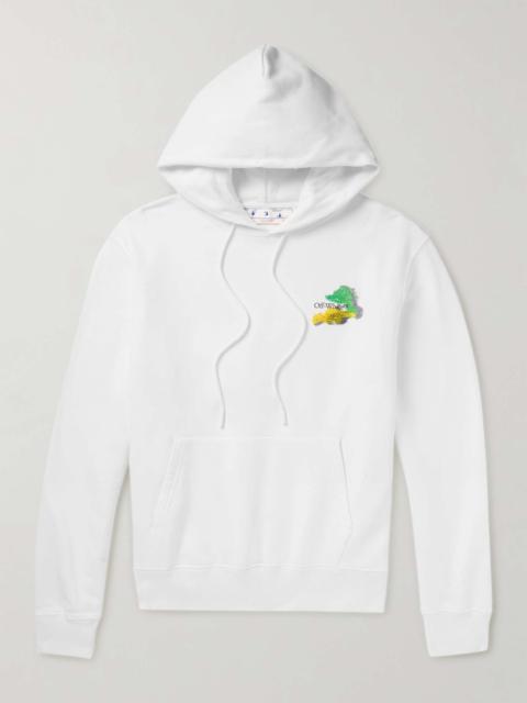 Logo-Print Cotton-Jersey Hoodie