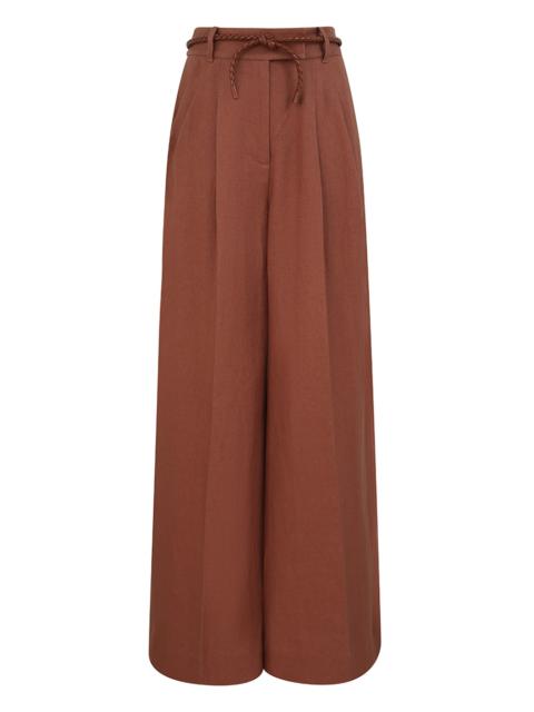ILLUMINATE LINEN WIDE LEG PANT