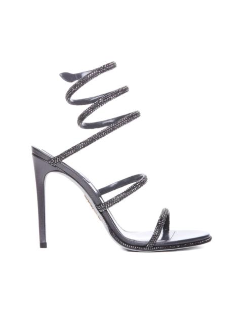 105mm rhinestone-embellished sandals