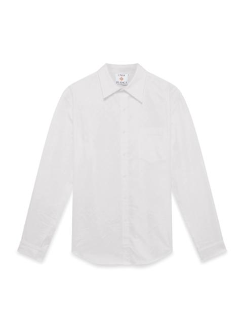 Cotton Monogram Jacquard Oxford Shirt