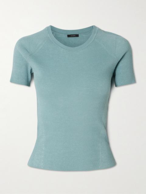 Belarb Ribbed Tencel Lyocell-blend T-shirt