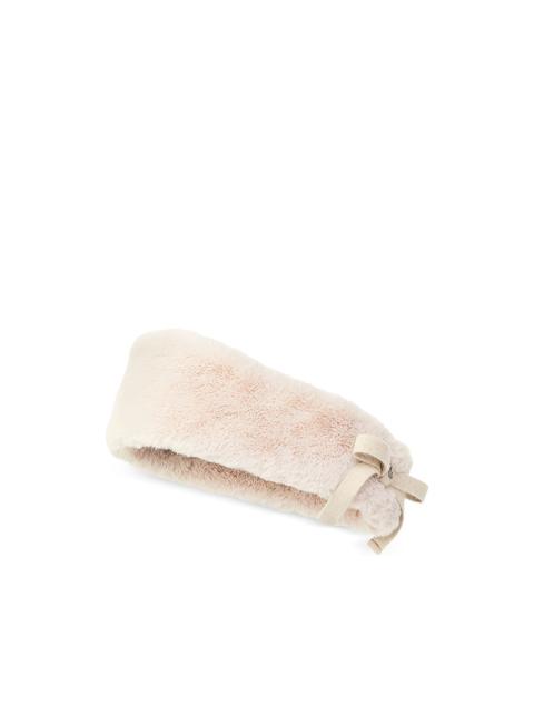 Zaza bow-detailed hat