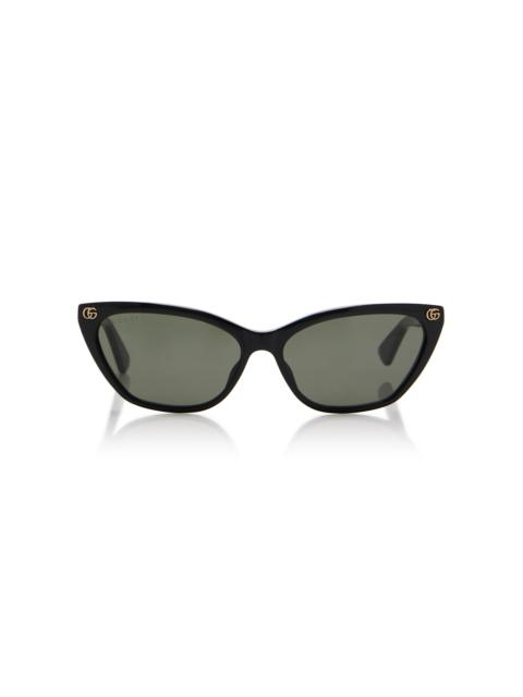 Cat-Eye Acetate Sunglasses black
