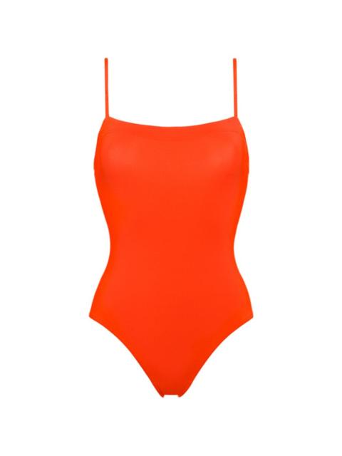 square neck swimsuit