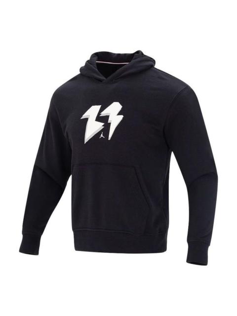 Air Jordan Flight MVP Fleece Pullover Hoodie 'Black' FQ1871-010