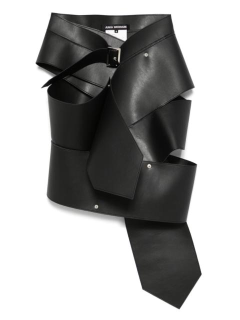 asymmetric midi skirt