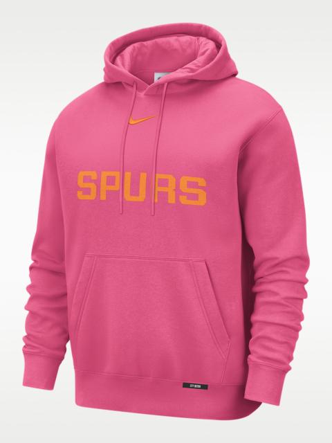 San Antonio Spurs City Edition Men's Nike Club Hoodie