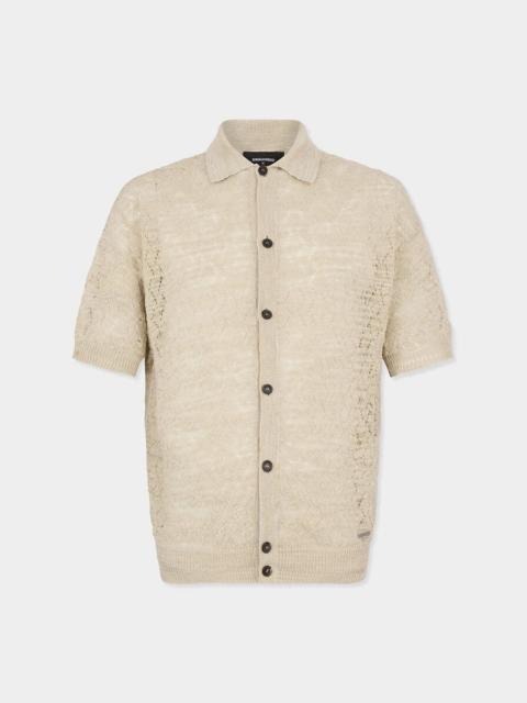 OPEN WORK KNIT CARDIGAN