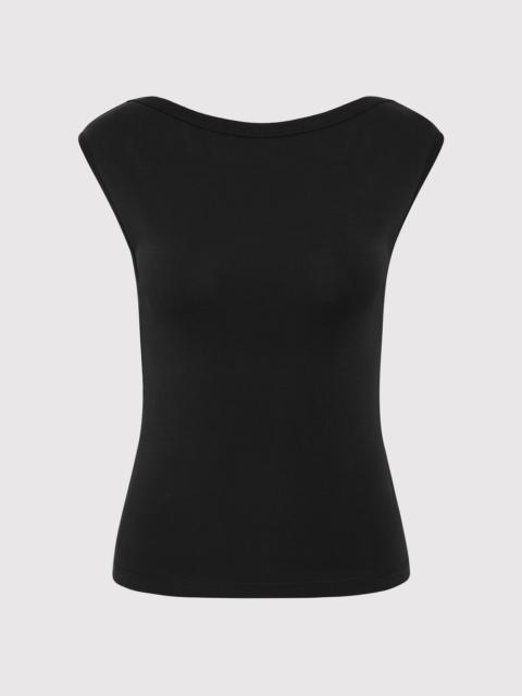 Organic Cotton Ballerina Top - Jet Black