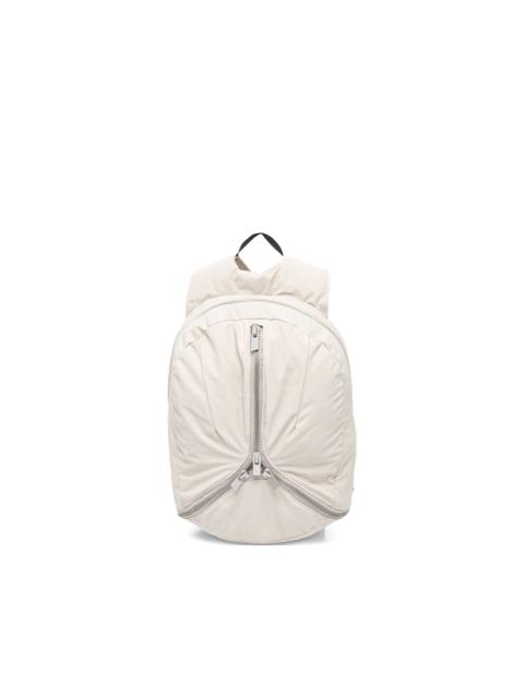 zip-up backpack