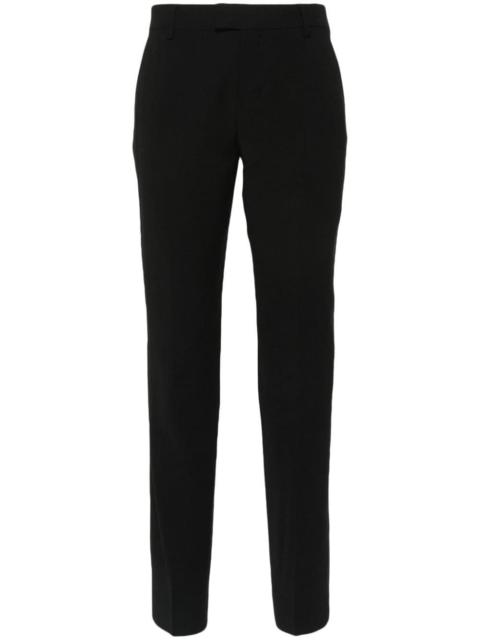 tapered tailored trousers